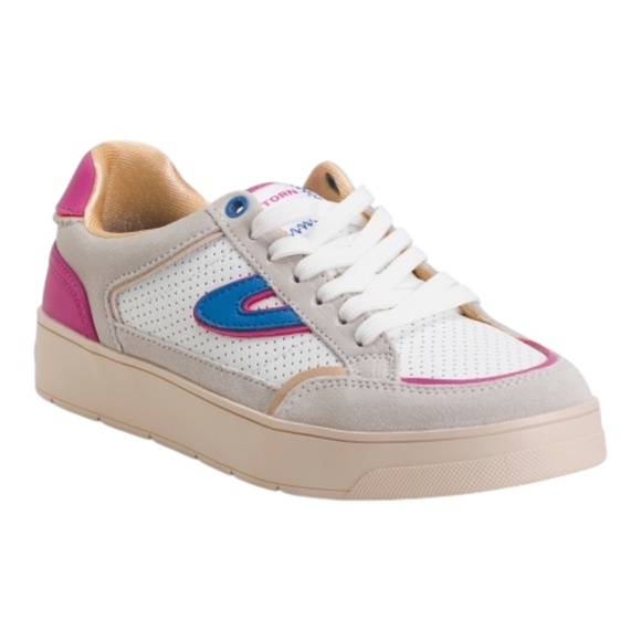 Tretorn Shoes - Women's Uni TRETORN Leather Harlow Elite Sneakers size various Color: Pink/Multi